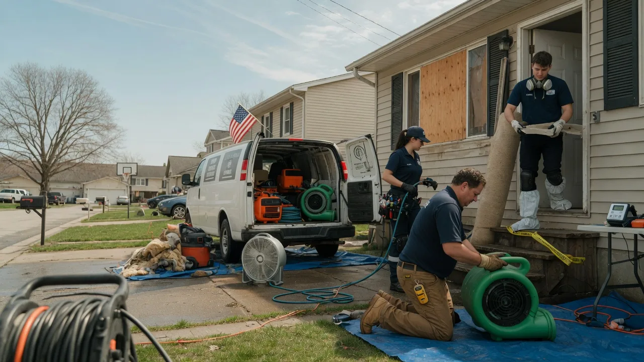 Water Damage Restoration in Pleasantville, PA near me